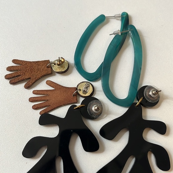 3 Pairs - Statement Earrings - Picture 3 of 3